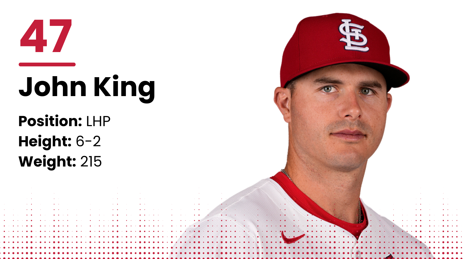 2025 Cardinals roster: John King, LHP